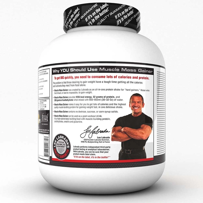 Labrada Muscle Mass Gainer Powder 6.6 lbs, 3 kg