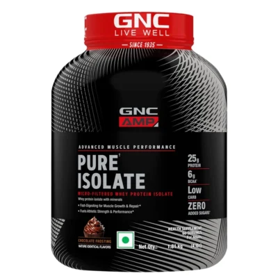 GNC AMP Pure Isolate Low Carb Powder 4lbs 1.81kg