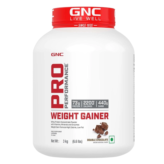 GNC Pro Performance Weight Gainer 2200Kcal, 440g Carbs 6.6lbs 3kg