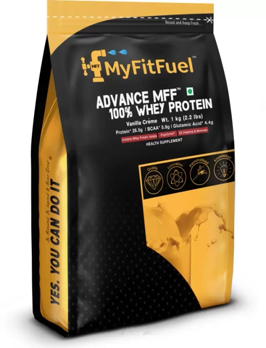 MyFitFuel Advance 100% Whey Protein 11 lbs, 5 kg Vanilla Cream