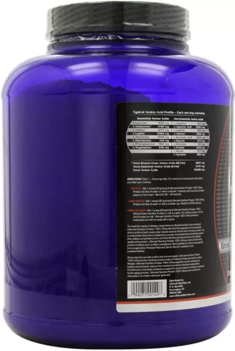 Ultimate Nutrition Prostar 100% Whey Protein, 5.28 lbs, 2.39 kg