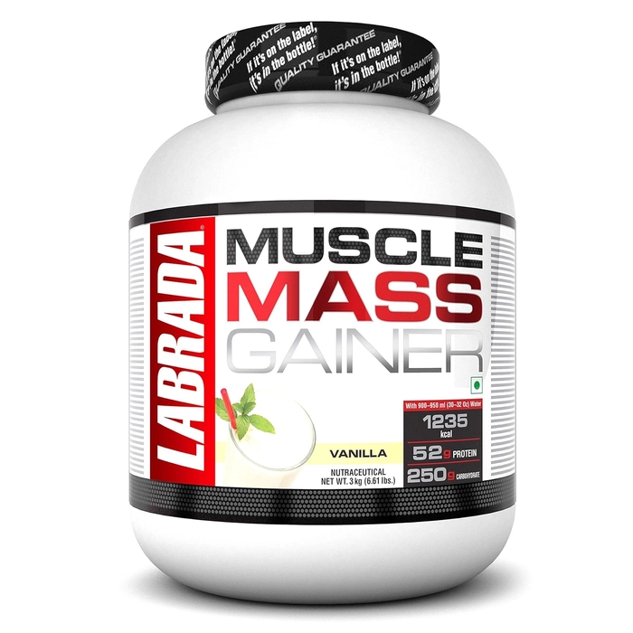 Labrada Muscle Mass Gainer Powder 6.6 lbs, 3 kg