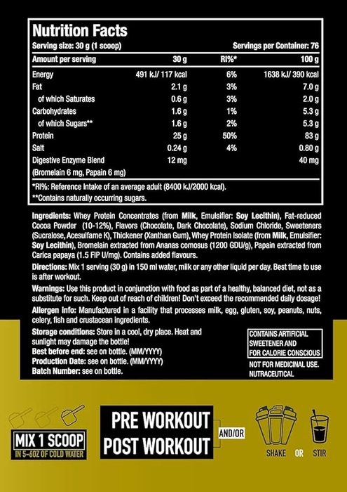 One Science Nutrition (OSN) 100% Premium Whey Protein [Grass Fed Whey] - 25g Protein, 6.6g BCAA & 5.2 gms L-Glutamine , 5 lbs, 2.27kg With Free Creatine 150g