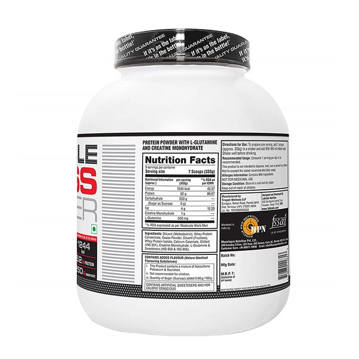 Labrada Muscle Mass Gainer Powder 6.6 lbs, 3 kg