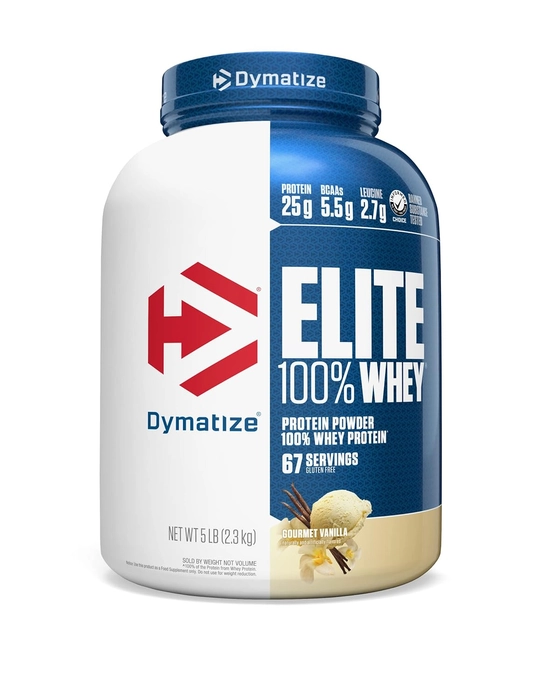 Dymatize Nutrition Elite 100% Whey Protein, 5 lbs, 2.3 kg