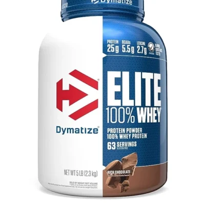 Dymatize Nutrition Elite 100% Whey Protein, 5 lbs, 2.3 kg