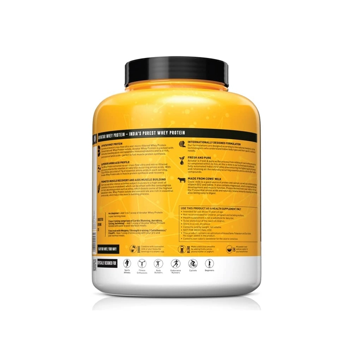 Avvatar Whey Protein, made with 100% Fresh Cow's Milk, 2KG