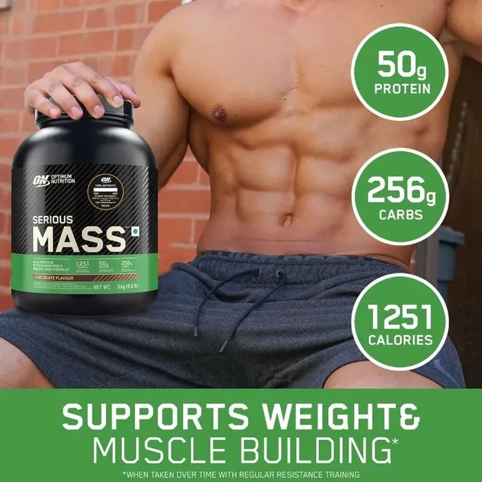 Optimum Nutrition (ON) Serious Mass - Weight Gainer Powder