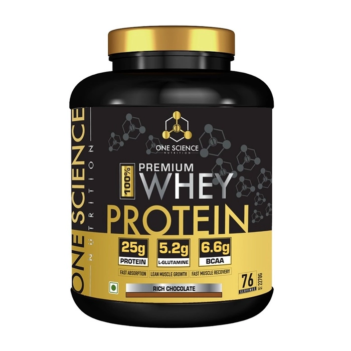 One Science Nutrition (OSN) 100% Premium Whey Protein [Grass Fed Whey] - 25g Protein, 6.6g BCAA & 5.2 gms L-Glutamine , 5 lbs, 2.27kg With Free Creatine 150g