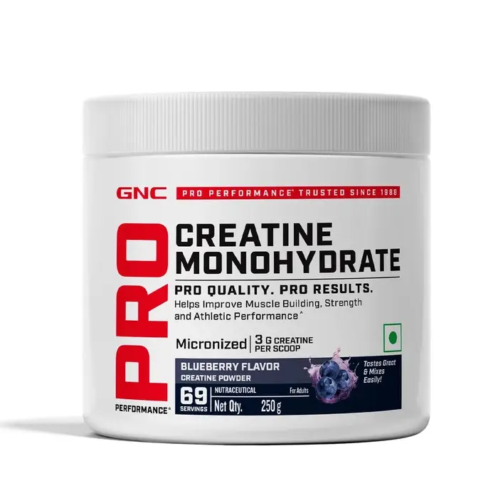GNC Pro Performance Creatine Monohydrate Powder 3000mg, Fructo-oligosaccharides 0.10mg, 3000mg Per Scoop