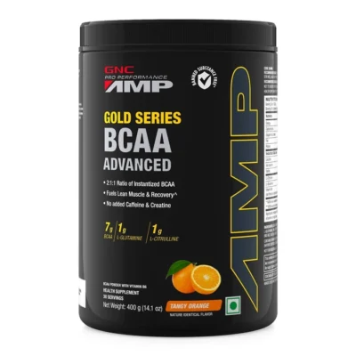 GNC Amp Gold Series BCAA Advanced 400g, 30 Servings