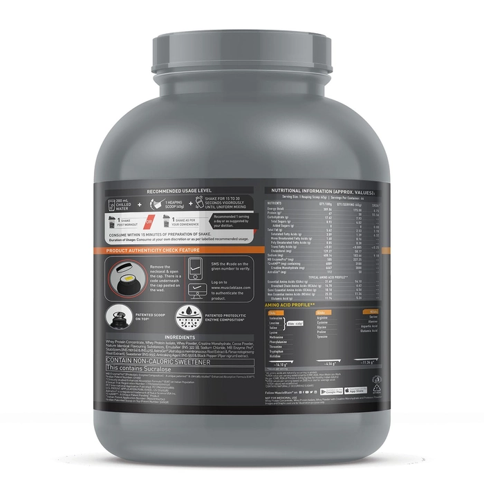 Muscleblaze Biozyme Whey Protein PR Powder 2Kg