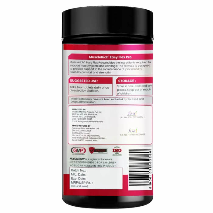 MuscleRich Easy Flex Pro- Joint Health 100 Tablets