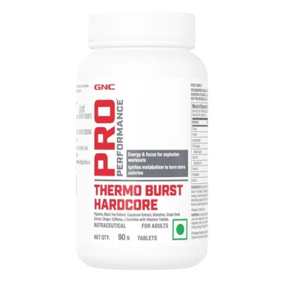 GNC Pro Performance Thermoburst Hardcore Fat Burner 90 Tablets