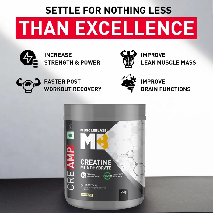 MuscleBlaze Creatine Monohydrate CreAMP