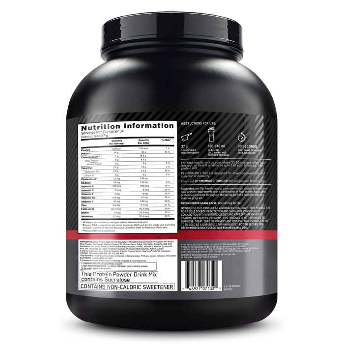 Optimum Nutrition (ON) Performance Whey Protein 2Kg