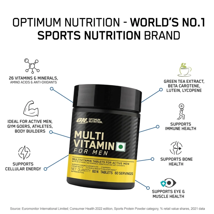 Optimum Nutrition Multivitamin For Men 60 Tablets