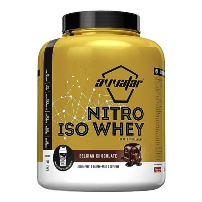 Avvatar Nitro Iso Whey | 2Kg | 28g Protein | 50 Servings | 2.8g Creatine Monohydrate