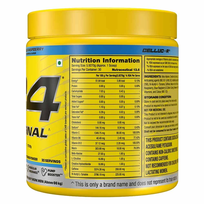 Cellucor C4 Original Pre-Workout 180g (30 Servings)