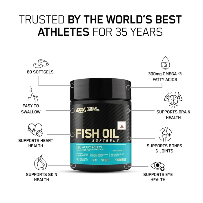 Optimum Nutrition Fish Oil 60 Softgels