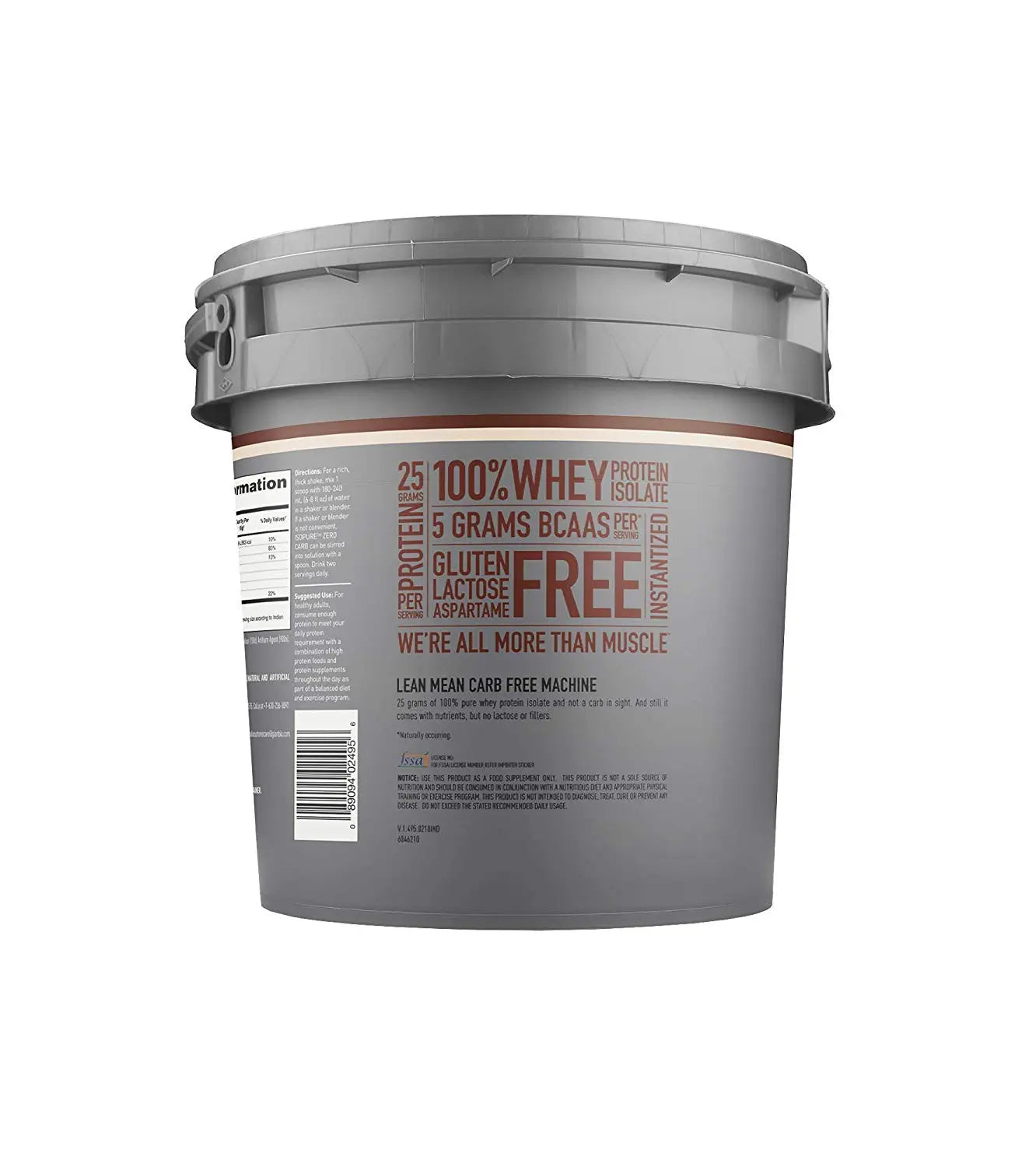 NATURE BEST ISOPURE ZERO CARBS 7.5LB(3.4KG) COOKIES & CREAM