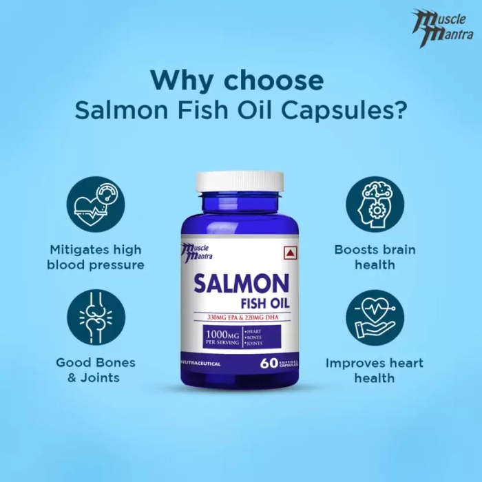 Musclemantra Salmon Fish Oil 100MG Softgel