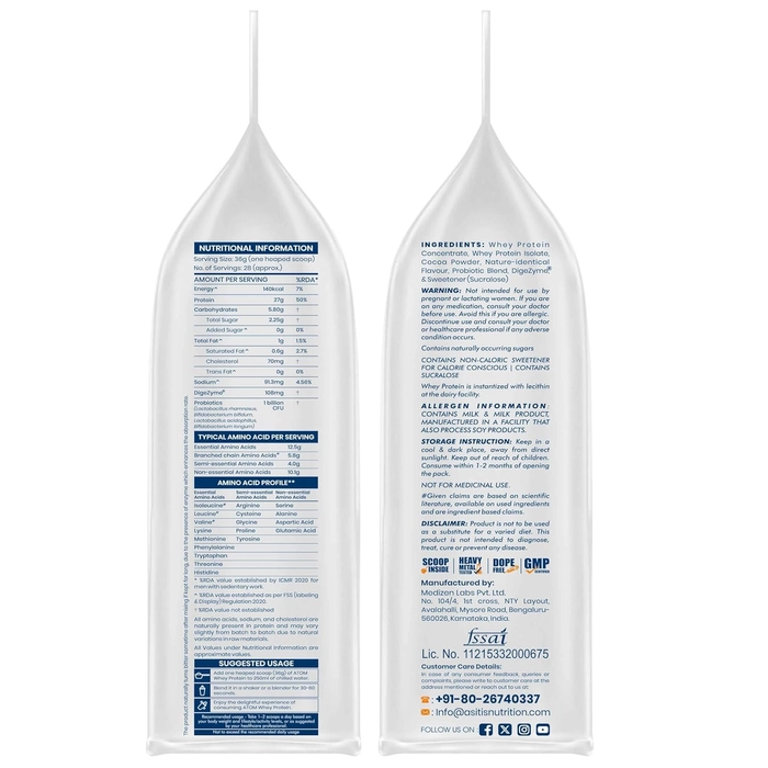 AS-IT-IS Atom Whey Protein Concentrate 1Kg