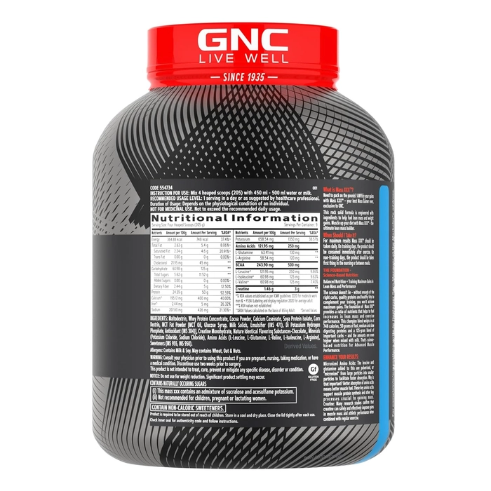GNC AMP Mass XXX Gainer Powder 2 Kg
