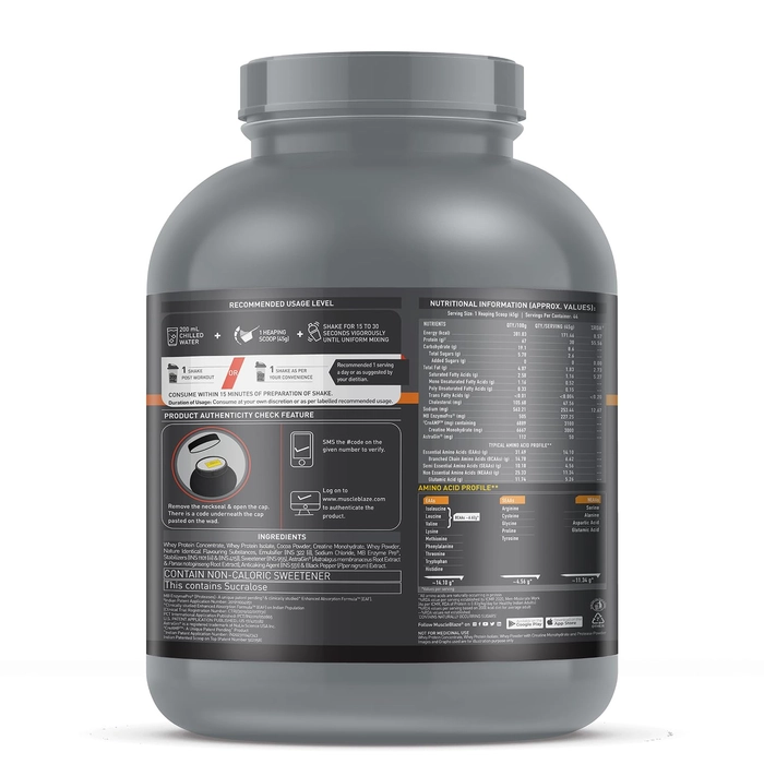 Muscleblaze Biozyme Whey Protein PR Powder 2Kg