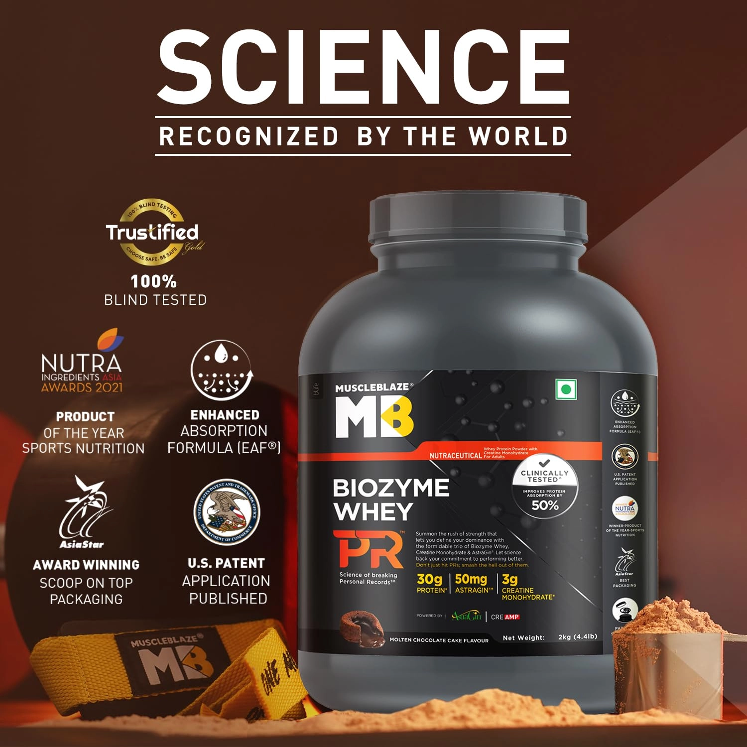 Muscleblaze Biozyme Whey Protein PR Powder 2Kg