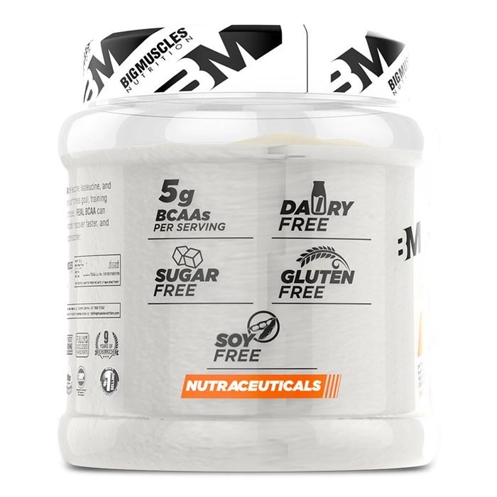 Big Muscles Nutrition Real BCAA 0.55 lbs, 250 gm (50 Servings)
