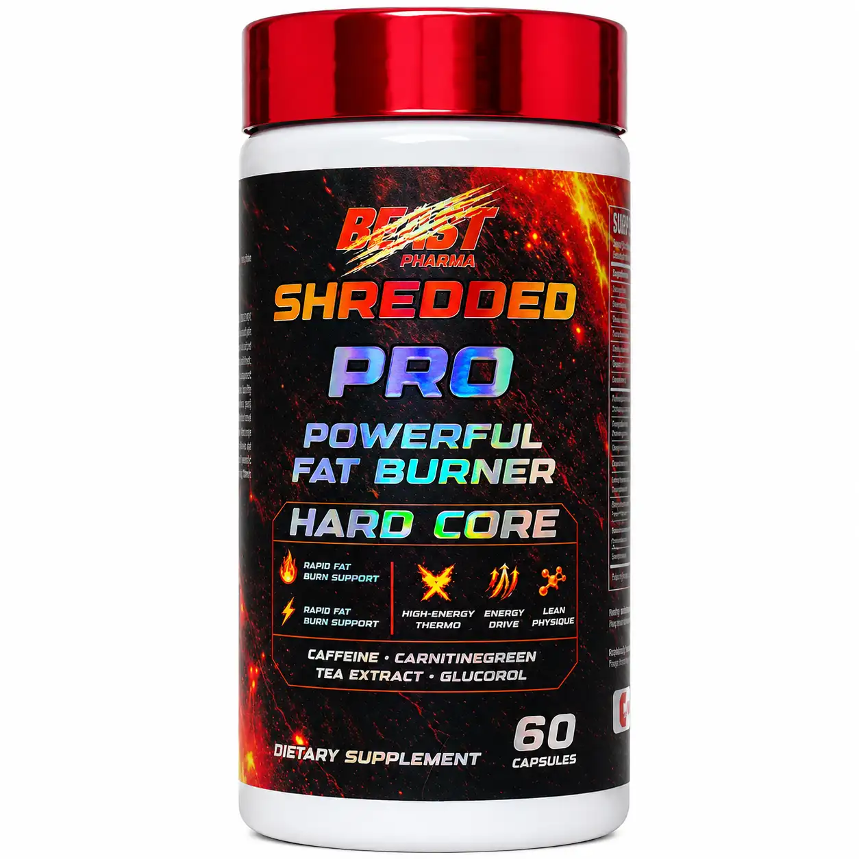 Beast Pharma Shredded Pro Hardcore Fat Burner