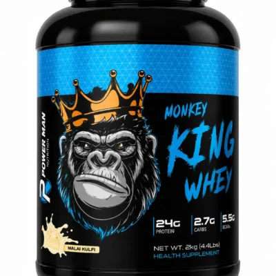 Monkey King Whey Protein Powder – 24g Protein, 5.5g BCAAs