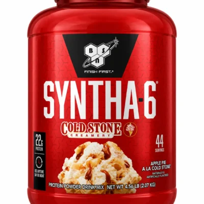 BSN Syntha-6 Protein Powder – Cold Stone Creamery Apple Pie A La Cold Stone® | 22g Protein | 44 Servings | 4.56 lb (2.07kg)