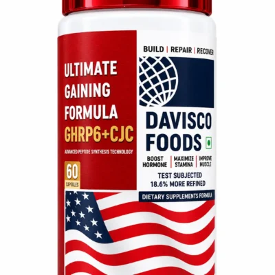 Davisco Foods Ultimate Gaining Formula GHRP6 + CJC | Advanced Muscle Growth & Recovery Support | 60 Capsules