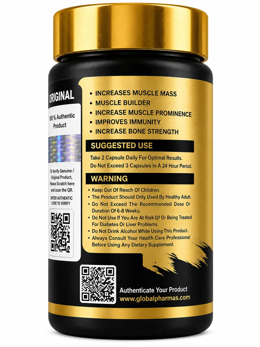 Global Pharma MK-677 (Ibutamoren) 30mg | Muscle Growth & Recovery Support