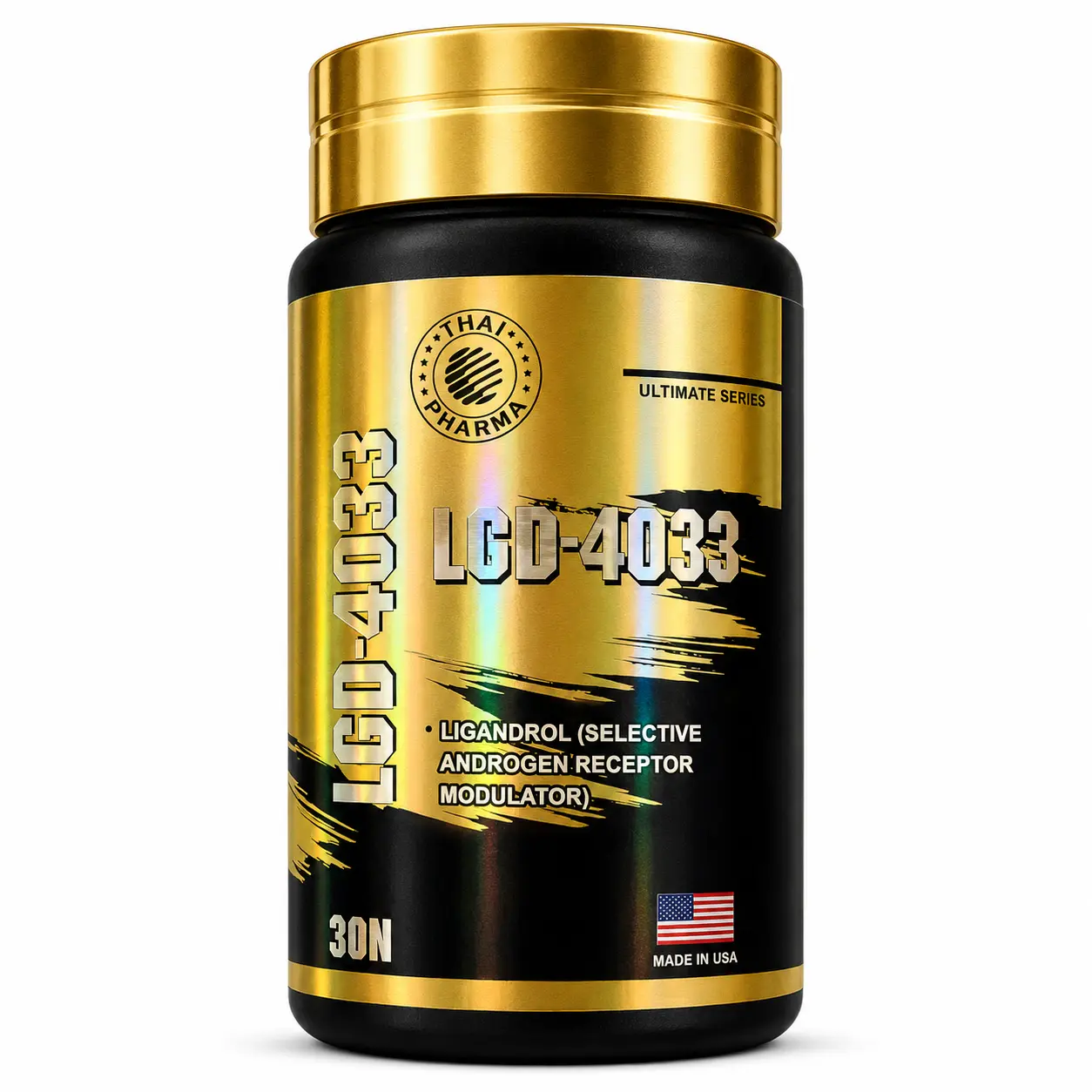 Thai Pharma LGD-4033 Ligandrol | Muscle & Strength Support Formula | 30 Capsules