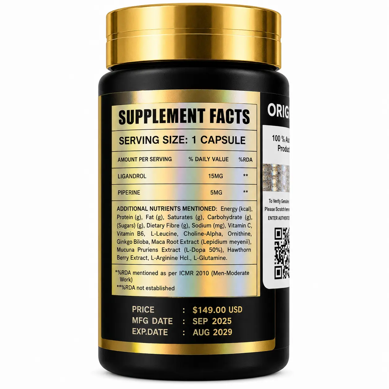 Thai Pharma LGD-4033 Ligandrol | Muscle & Strength Support Formula | 30 Capsules