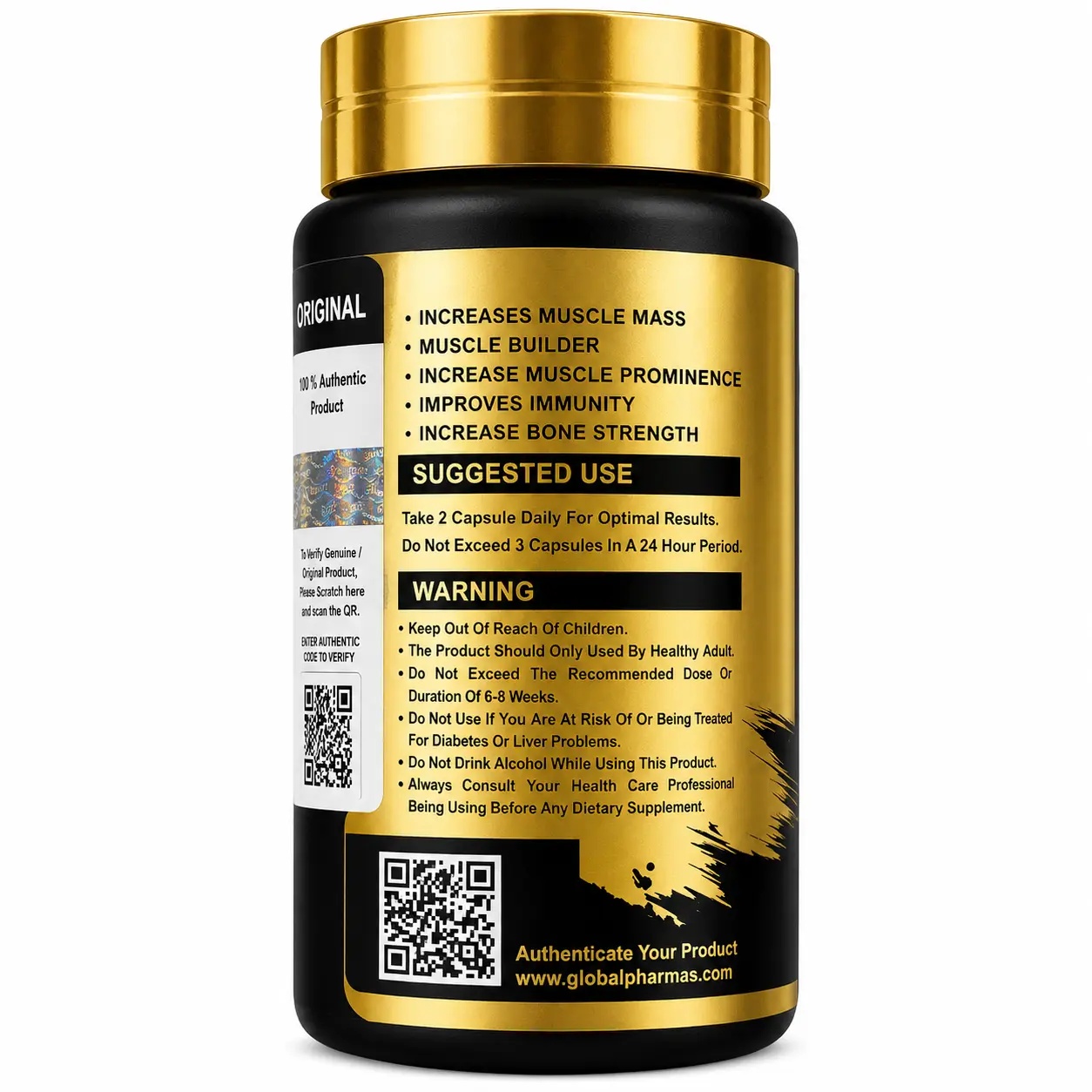 Thai Pharma LGD-4033 Ligandrol | Muscle & Strength Support Formula | 30 Capsules