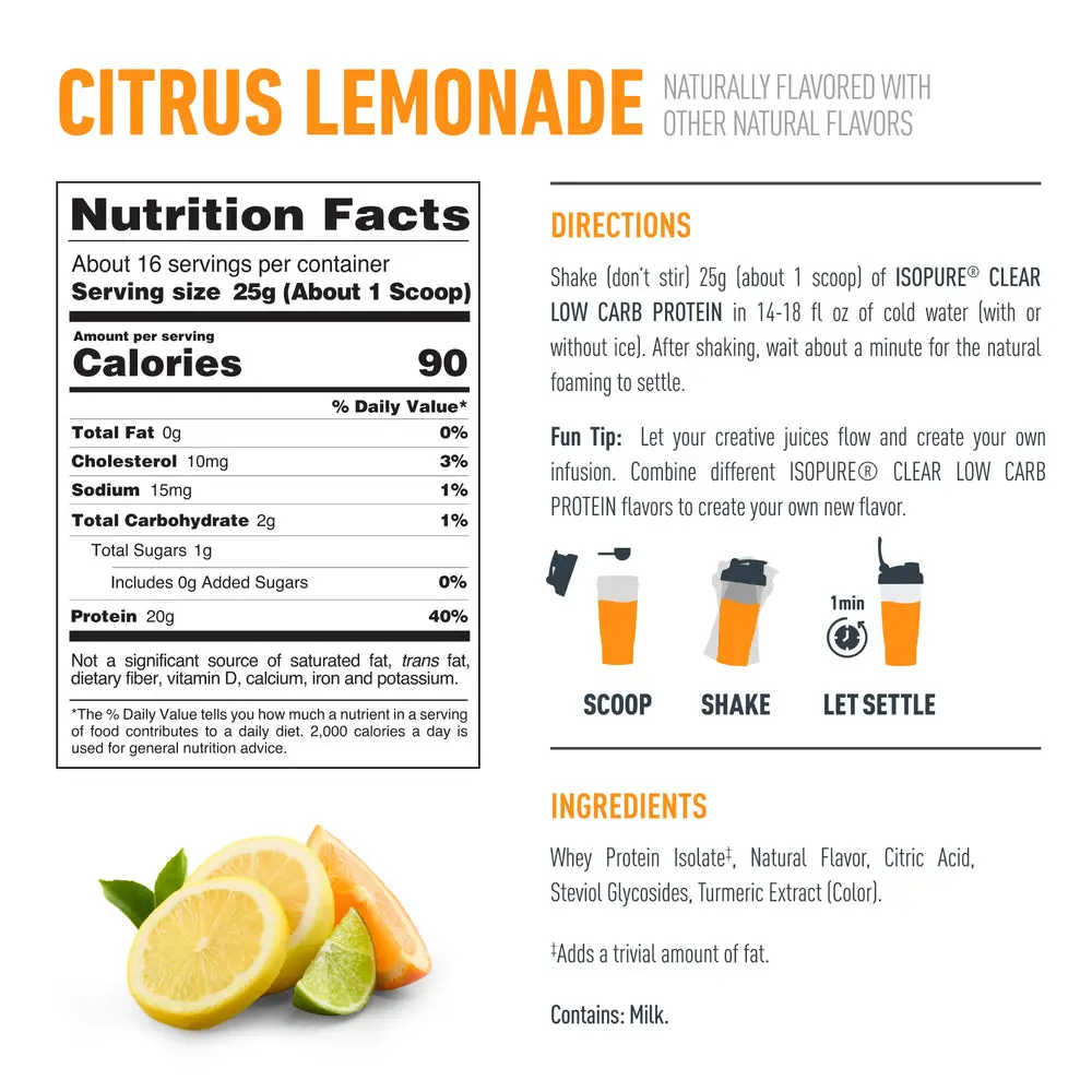 ISOPURE® Clear Protein