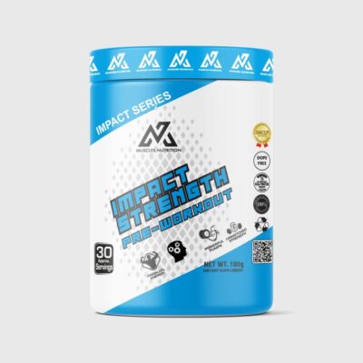 Muscles Nutrition Impact Strength Pre-Workout | Energy, Focus & Performance Formula | Powerful Pumps & Enhanced Training Support | 30 Servings | 180g