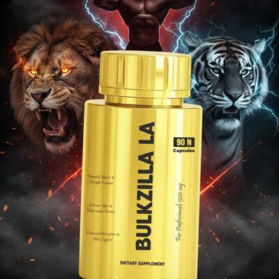 Bulkzilla Extreme Mass & Performance Booster | Advanced Muscle Building Formula | 30 Capsules