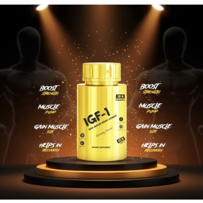 IGF-1 Germany Sourced Deer Antler Velvet Extract | Recovery & Strength Support | 45 Tablets