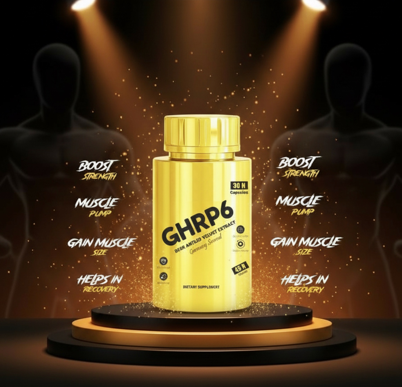 GHRP-6 Appetite & Recovery Support Complex | 1500mg Formula | 30 Capsules