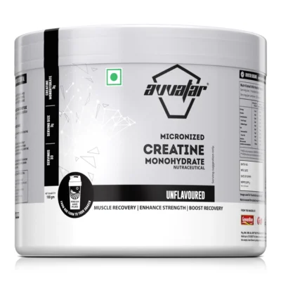 Avvatar Micronized Creatine Monohydrate Powder 100g (33 Servings)