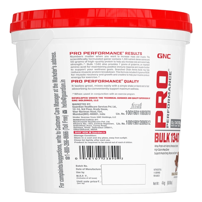 GNC Pro Performance Bulk 1340 4Kg