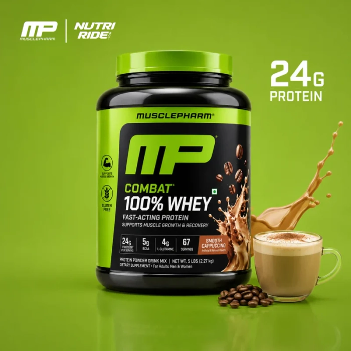 MusclePharm Combat 100% Whey Protein Powder 5 lbs, 2.27 kg