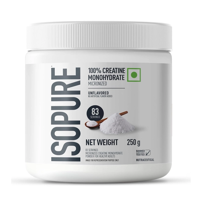 Isopure 100% Micronized Creatine Monohydrate 250g (83 Servings)