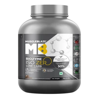 Muscleblaze Biozyme Iso Zero Low Carb Whey Protein Isolate 2Kg