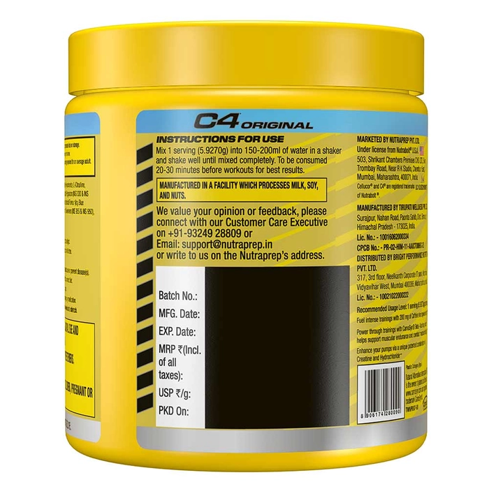 Cellucor C4 Original Pre-Workout 180g (30 Servings)